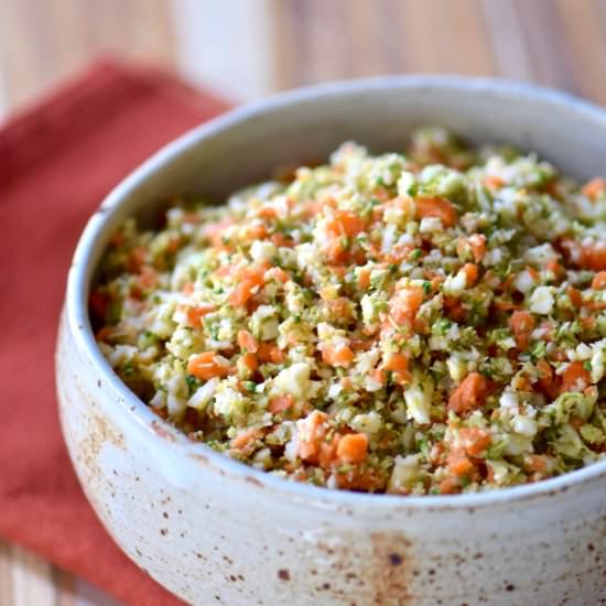 Raw Rainbow Detox Veggie Salad