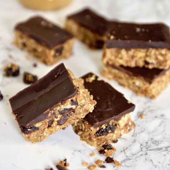 Chocolate Cherry Oat Bars