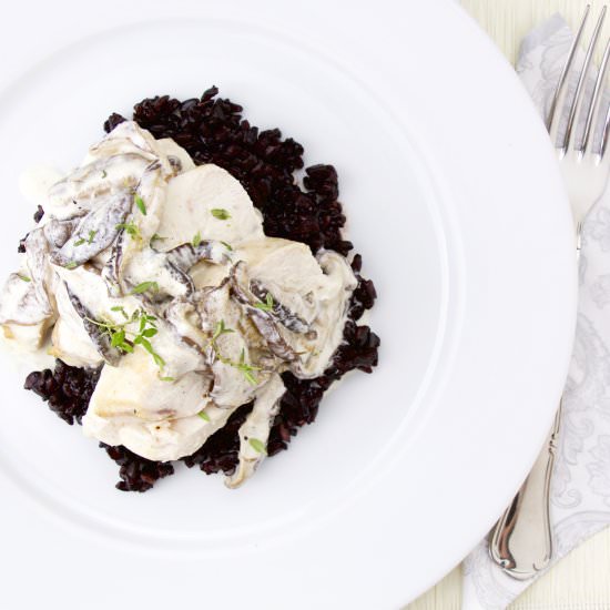 Chicken Supreme with Mushroom Cream
