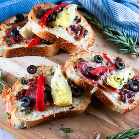 Italian Antipasto Melts