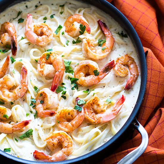 cajun shrimp alfredo