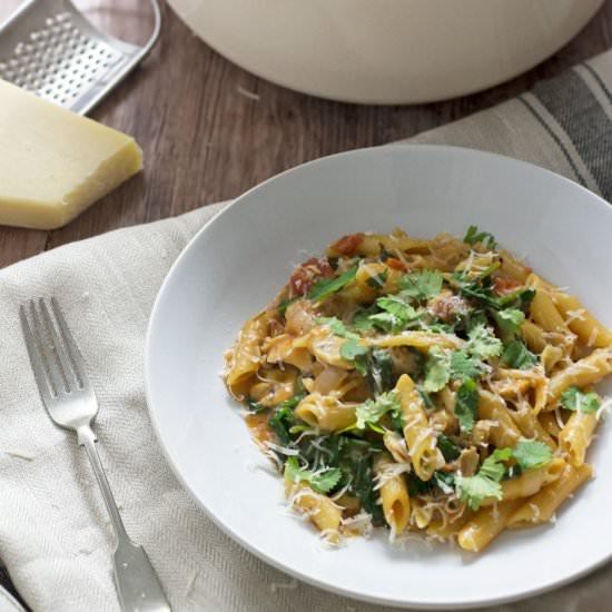 One Pot Pasta With Chicken&Spinach