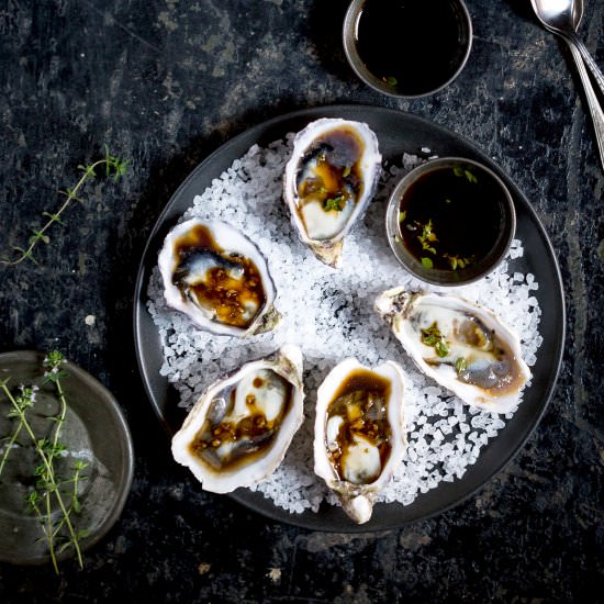 Oysters Three Ways