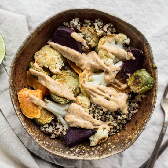 Roasted Vegetable and Quinoa Bowl