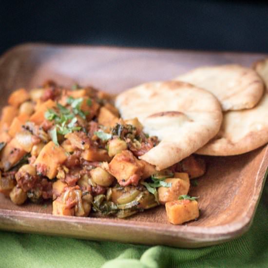 Sweet Potato and Chickpea Curry