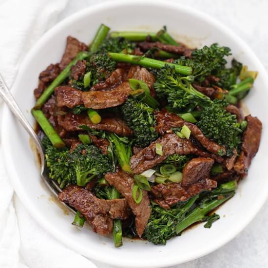 Healthy Beef and Broccoli