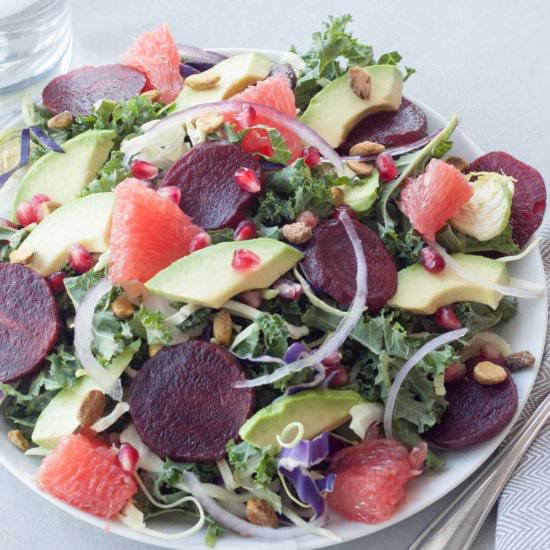 Un-Beetable Avocado Citrus Salad