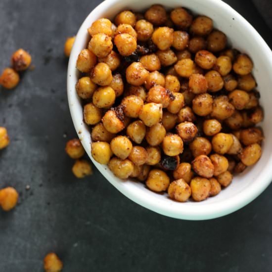 Spicy Roasted Chickpeas