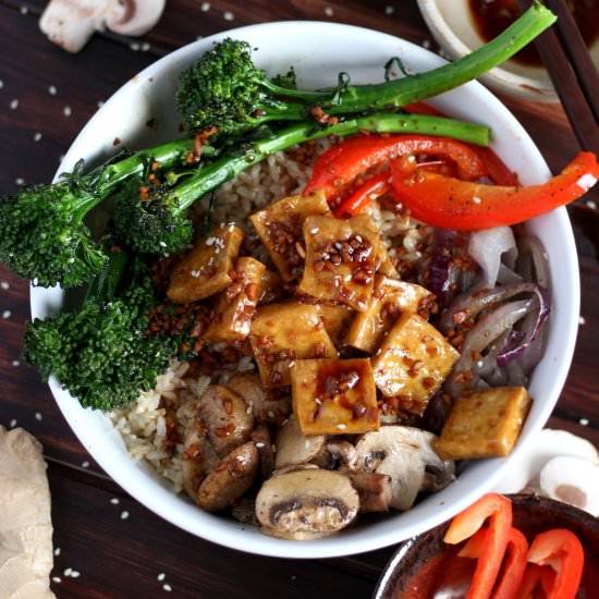 Brown Rice Tofu Bowl