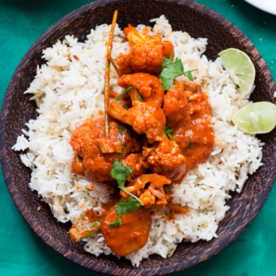 Cauliflower Rendang