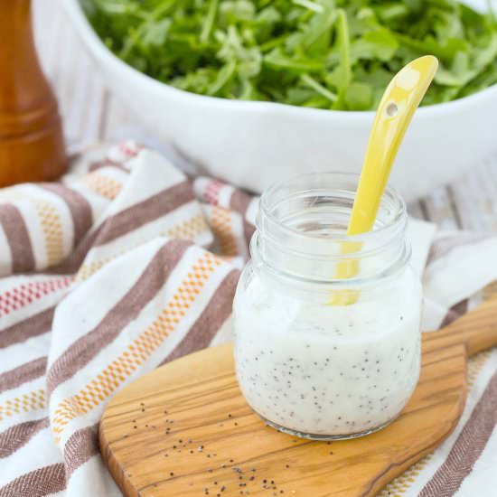 Creamy Poppyseed Dressing (HEALTHY)