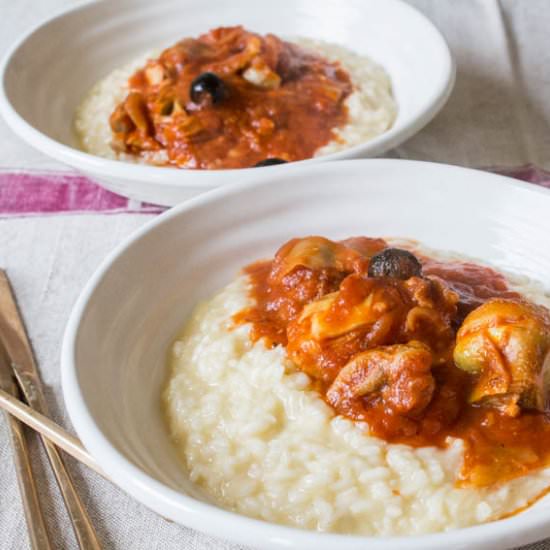Chicken Olive Artichoke Stew