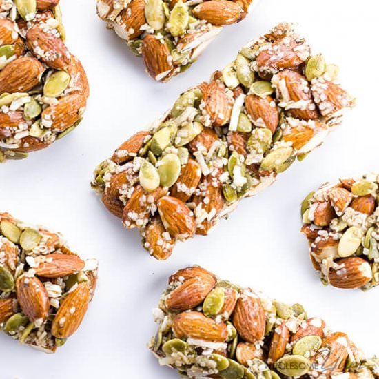 Sugar-Free Granola Bars (Paleo)