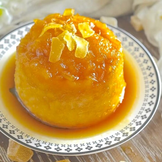 Easy Maple Ginger Steamed Pudding