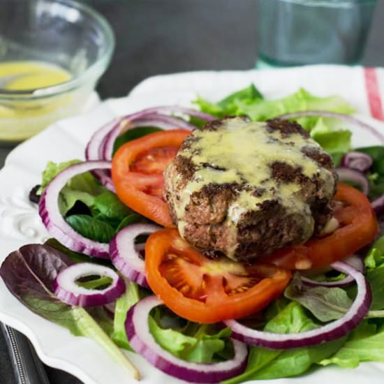 Easy Burger Salad