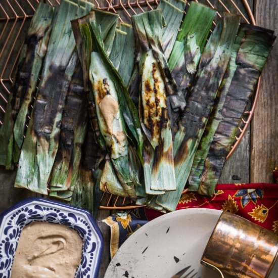 Grilled Fish Cakes in Banana Leaves