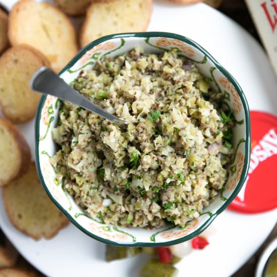 Easy Lemony Olive Tapenade