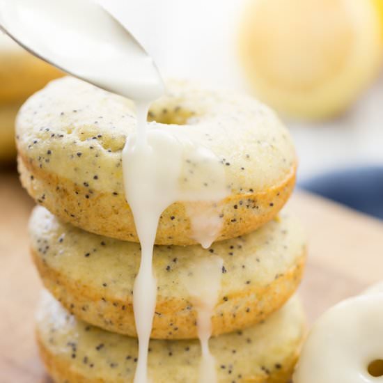 Lemon Poppy Seed Donuts