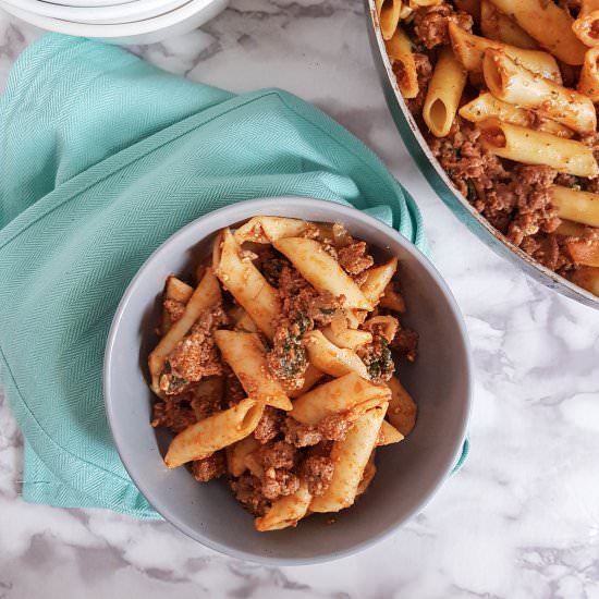 Lazy No Bake Lasagna With A Skillet