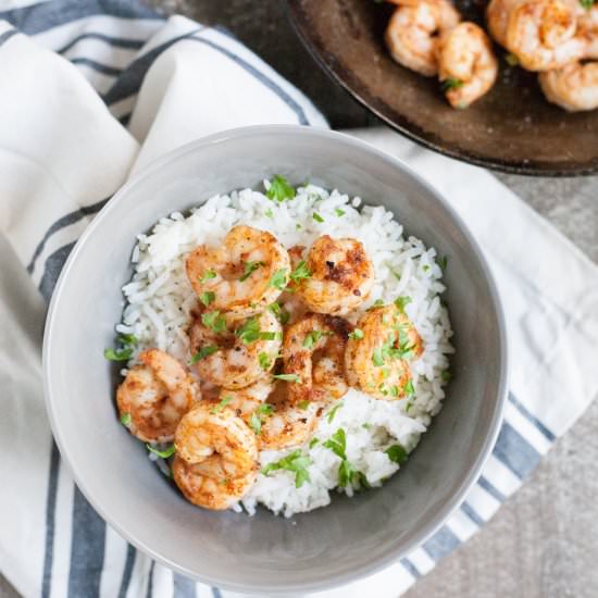 Spicy Shrimp and Rice