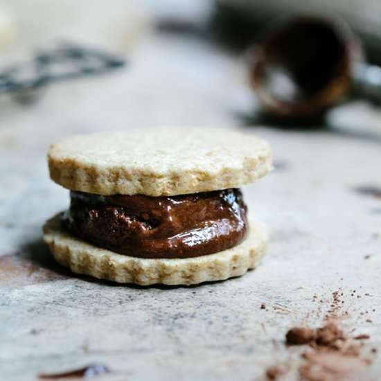 Healthy Chocolate Ice Cream Sandwich