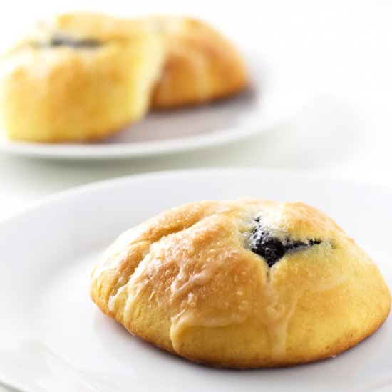 Poppy Seed filled Brioche Buns