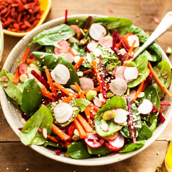 Spinach and Beetroot Salad
