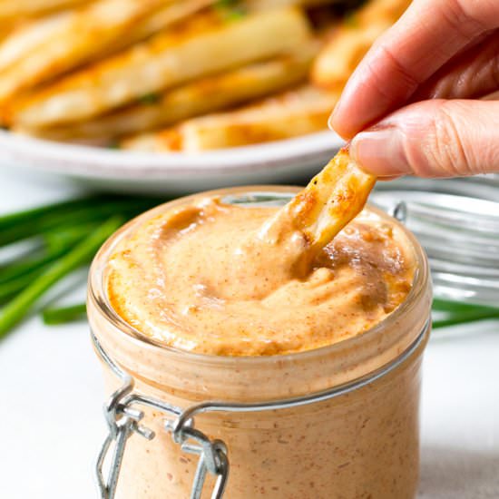 Baked French Fries & Chipotle Ranch