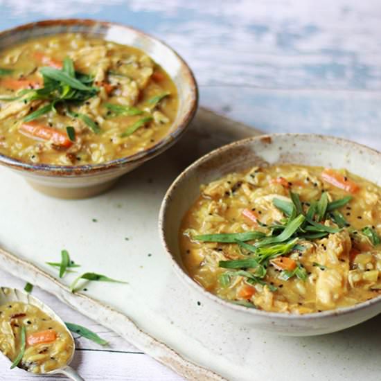 Mulligatawny Chicken & Wild Rice Soup