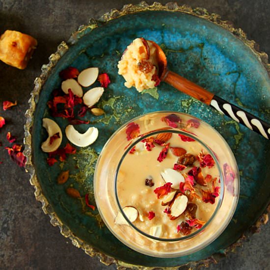 Slow Cooker Brown Rice Kheer