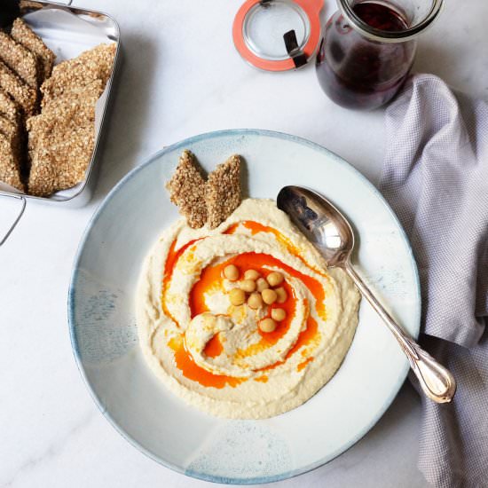 Chili Oil Hummus