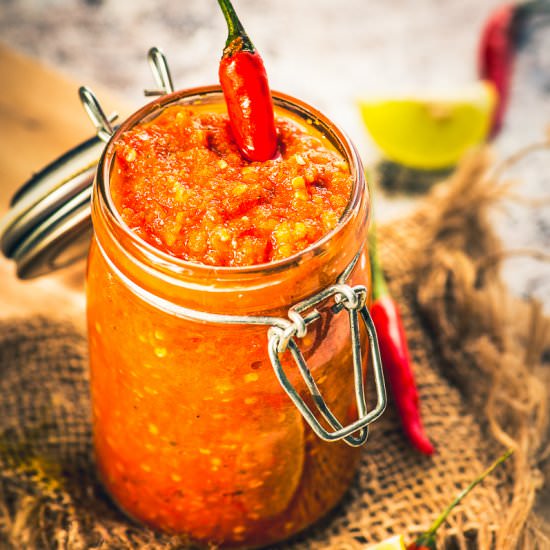 Homemade Peri Peri sauce