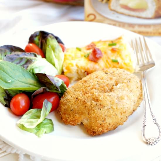 Loaded Mashed Cauliflower Casserole