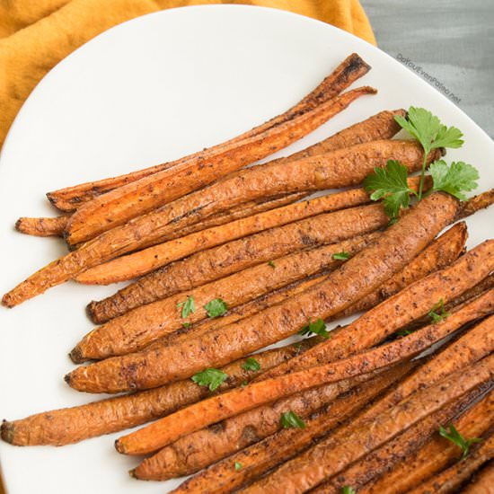 Cinnamon Cumin Roasted Carrots