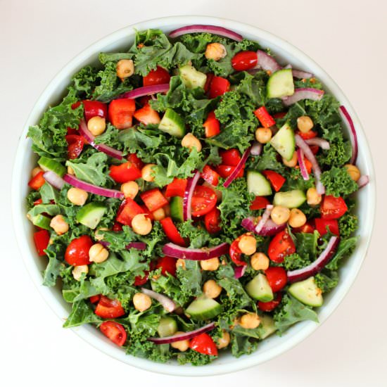 Kale Greek Salad