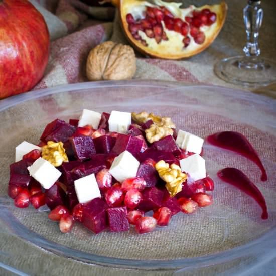 Beet and Pomegranate Salad