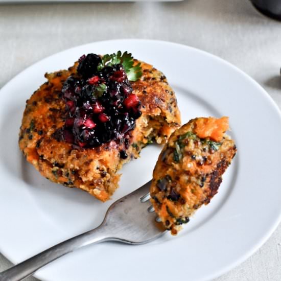 Sweet Potato Quinoa Cakes
