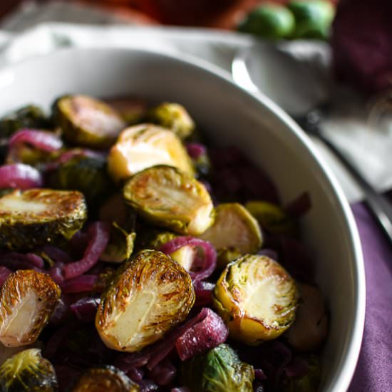 Vin. & Maple Caramelized Brussels