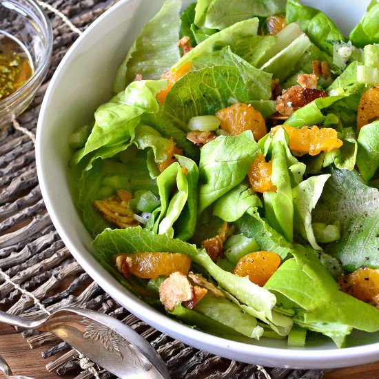Sugared Almonds and Orange Salad