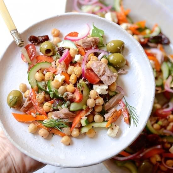 Mediterranean tuna salad