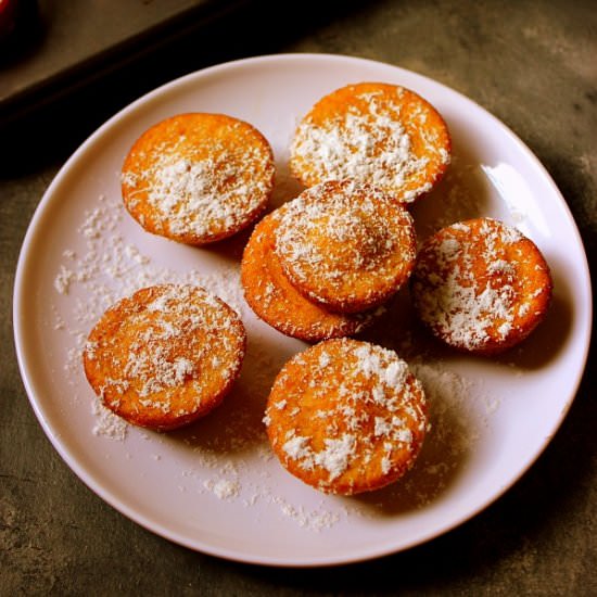 Eggless Whole Wheat Orange Cupcake