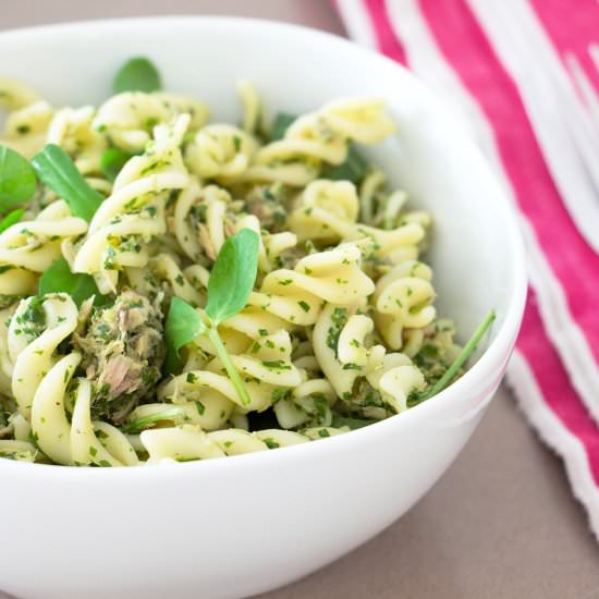 Tuna and Pesto Pasta