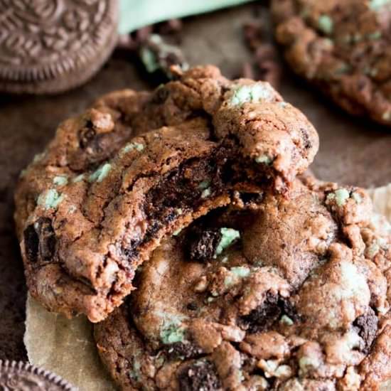 Chocolate Mint Oreo Cookies