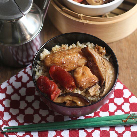 Chicken with Chinese Sausage