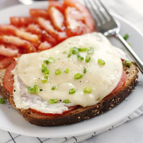 Open-Faced Egg Sandwich