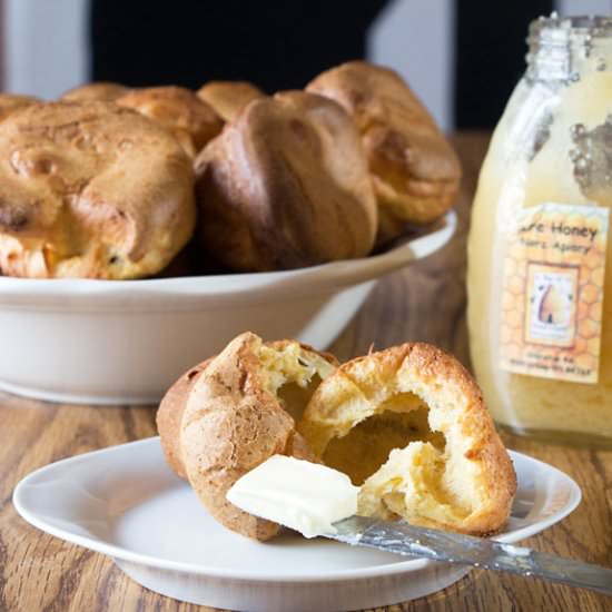 Blender Popovers – Half Whole Wheat