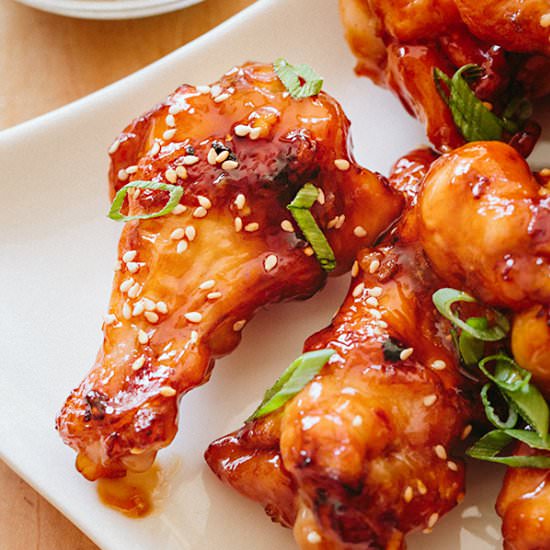 Spicy Orange Chicken Wings