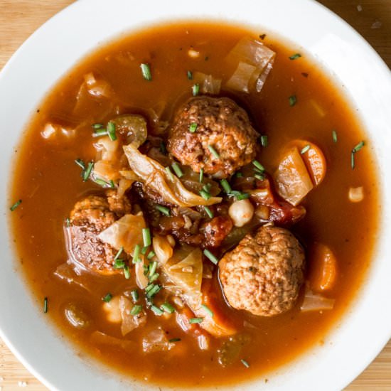 Italian Meatball Soup