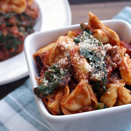 Spinach and Cheese Tortellini