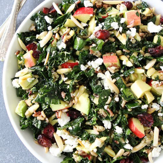 Kale and Wild Rice Salad